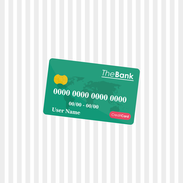 クレジット カードのデザイン、ベクトル図で支払い - ベクター画像