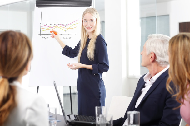 Woman during business meeting - Photo, Image