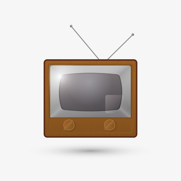Television icon design, vector illustration - Vector, Image