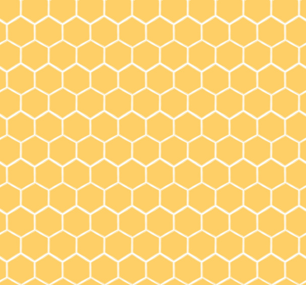 Naadloze honingraat patroon - Vector, afbeelding