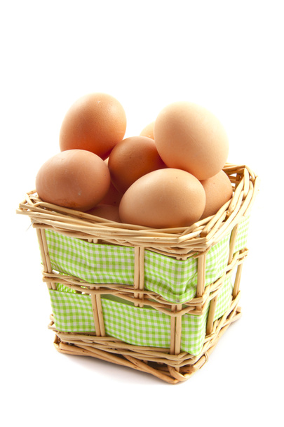 cabaz de ovos
 - Foto, Imagem