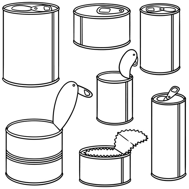 vector set of can - Vector, Image
