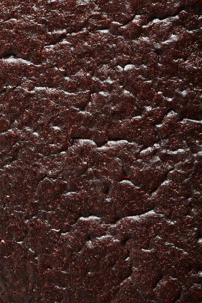 Close-up macro photograph of chocolate cake texture - Photo, Image