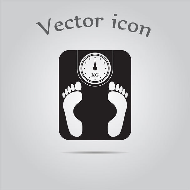 Weighing Machine Icon - Vector, Image