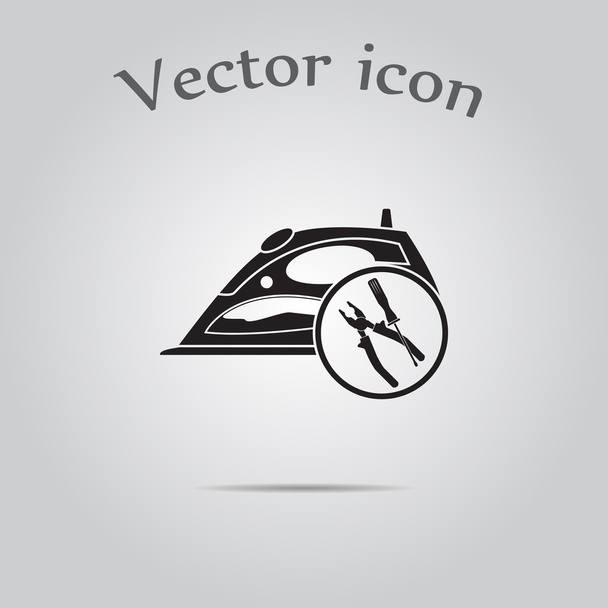 Repair irons icon - Vector, Image
