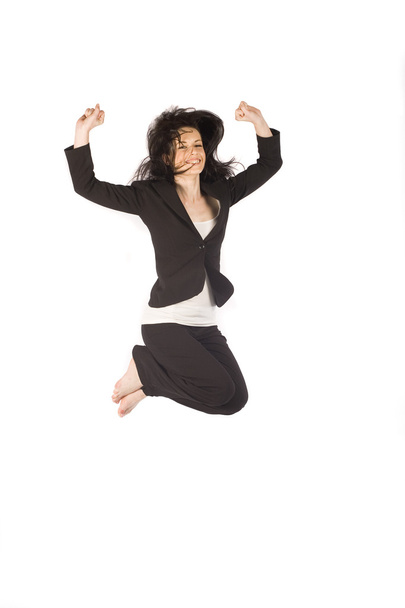 Ділова жінка стрибки
 - Фото, зображення