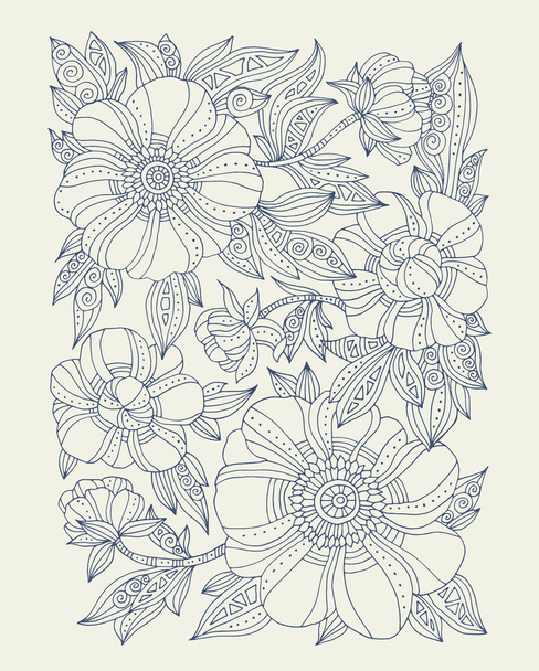 Beautiful floral pattern - Fotografie, Obrázek