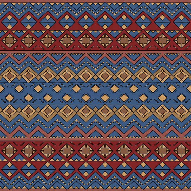 naadloze Azteekse patroon - Vector, afbeelding