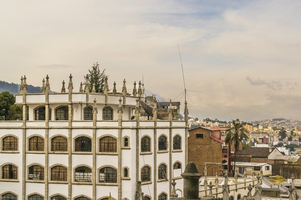Historic Center of Quito Aerial View - Foto, immagini