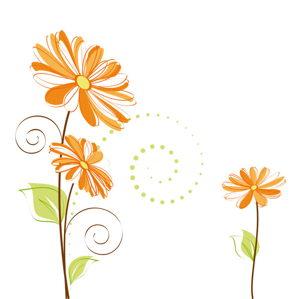 wiosenny stokrotka kolorowy kwiat - Wektor, obraz