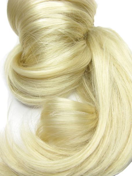 lśniące włosy blond tekstura - Zdjęcie, obraz