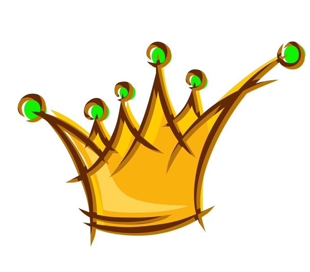 Логотип золотой короны
. - Фото, изображение