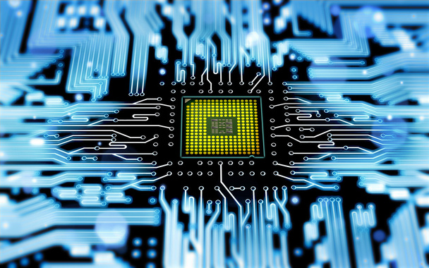 micro-chip - Foto, afbeelding