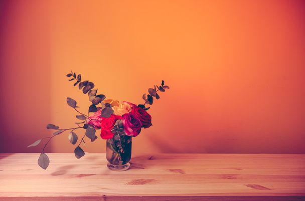 kytice barevných růží - Fotografie, Obrázek