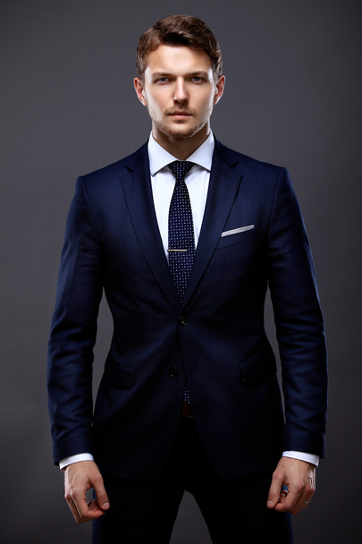 Young handsome businessman - Foto, Imagem