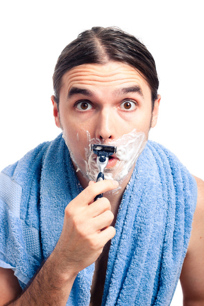 şok erkek tıraş - Fotoğraf, Görsel