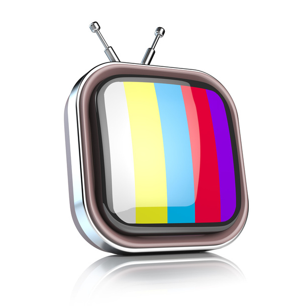 Icono retro TV
 - Foto, Imagen