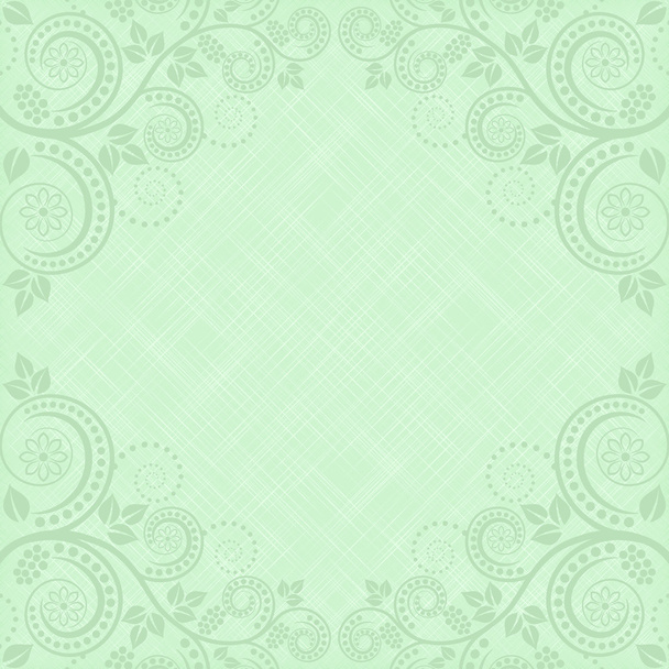floral background with copy space - Vector, Imagen