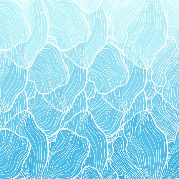 Seamless abstract blue pattern - Vector, Image