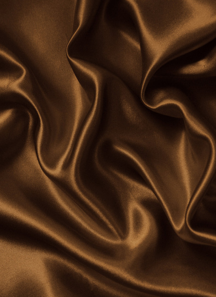 Smooth elegant golden silk or satin texture as wedding backgroun - Фото, зображення