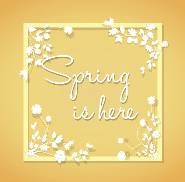 spring is here background - Vector, Image