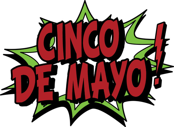 Υπογραφή Cinco De Mayo  - Διάνυσμα, εικόνα