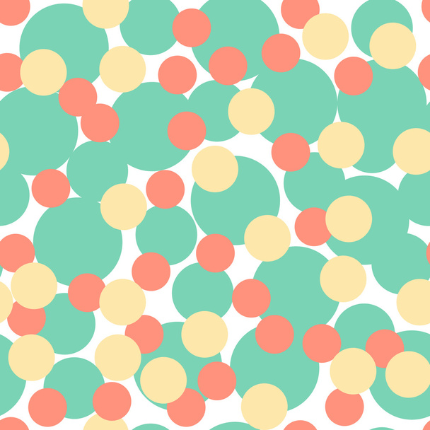Illustration colored circle seamless pattern - Vecteur, image