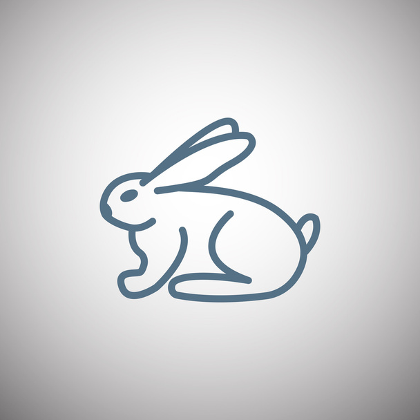 Cartoon Bunny icon - Vector, Imagen