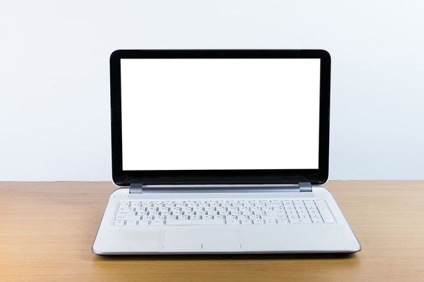 Blank monitor of notebook. - Photo, Image