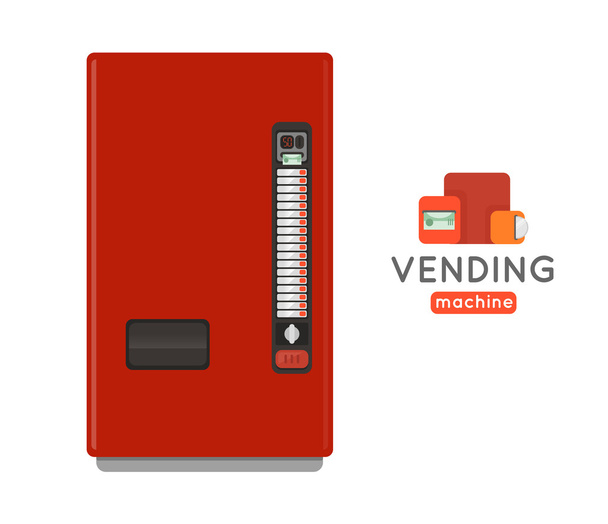 Vending machine set - Vector, Imagen