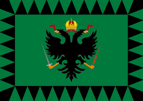 lombard venetsialainen valtakunta historiallinen lippu, Italia
 - Vektori, kuva