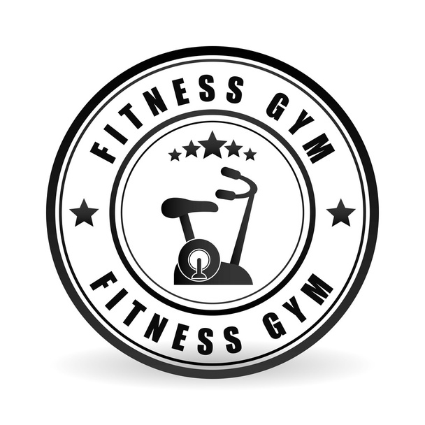 Fitness and gym design , vector illustration - Vector, Image