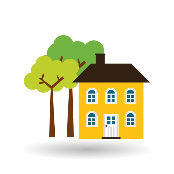 House icon design, vector illustration - Vector, Image