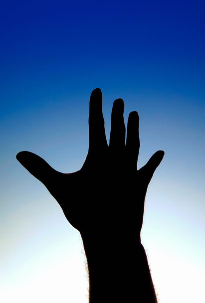 Hand on the Sky - Foto, afbeelding