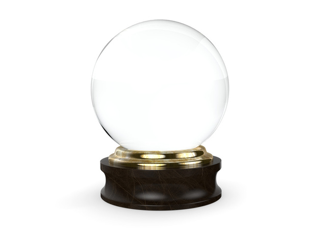 Bola de cristal transparente - Foto, Imagem
