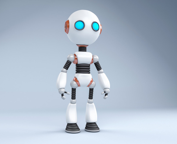 Humanoidi robotti kuvitus
 - Valokuva, kuva