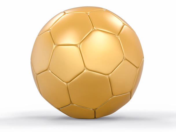 Fondo de pelota de fútbol aislado 3D
 - Foto, Imagen