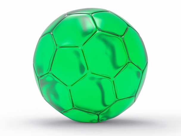 3D izole futbol topu arka plan - Fotoğraf, Görsel