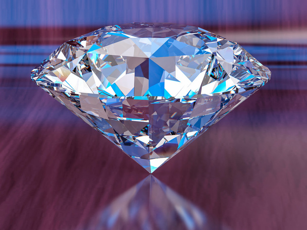 3 d の孤立したダイヤモンド バック グラウンド - 写真・画像
