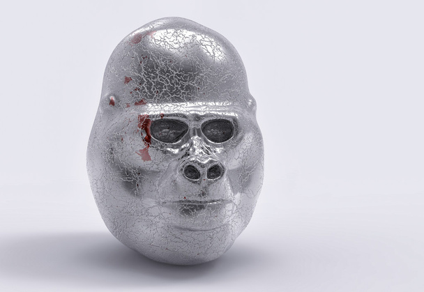 3D Isolated Gorilla - Photo, Image