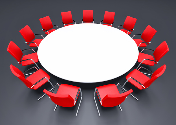 3D Business Background. Table et chaises
. - Photo, image
