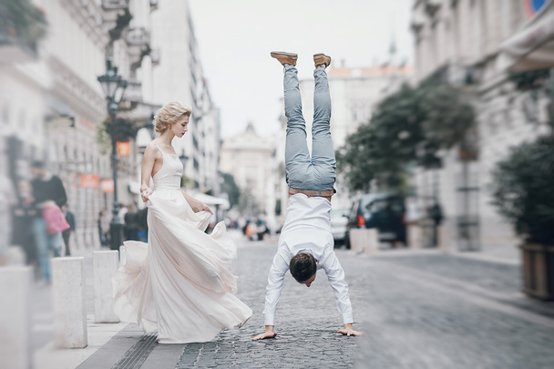 wedding day in Budapest - Фото, зображення