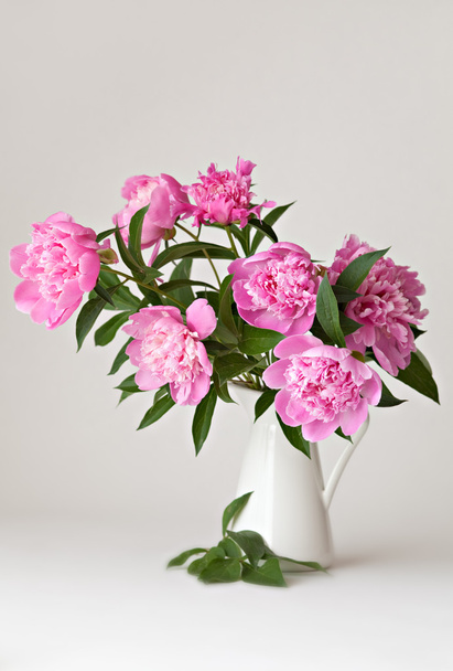 Vase of peony blooms - Valokuva, kuva