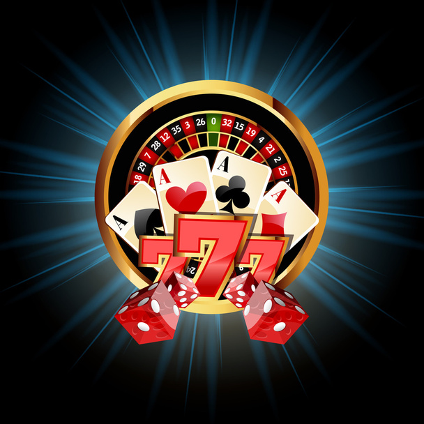 Casino  Roulette Wheel - Vector, Imagen