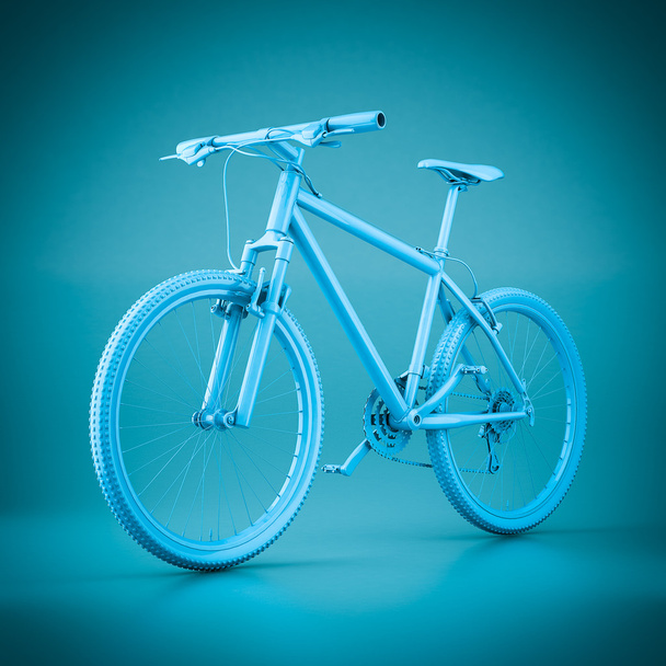 3D rendering mountain bike - Фото, изображение