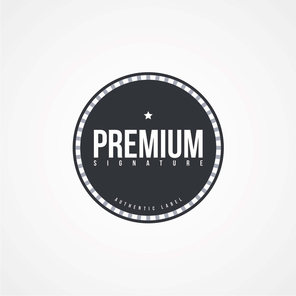 premium quality label - Вектор, зображення