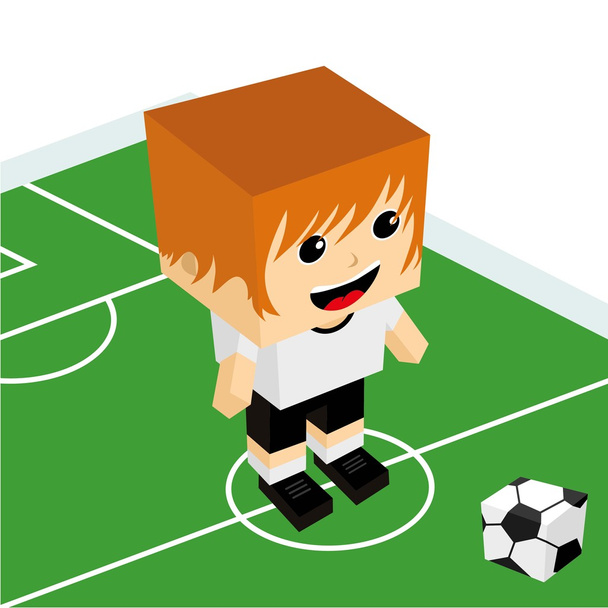 soccer, football player - Vector, Image