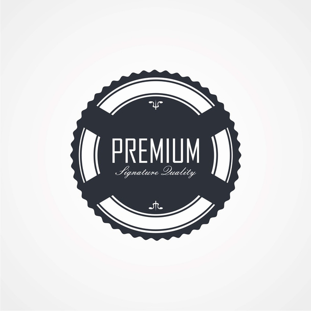 premium quality label - Vector, Image