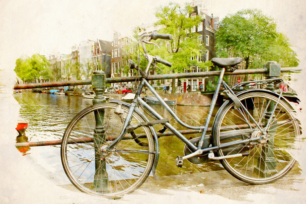 акварель ілюстрація Амстердам
 - Фото, зображення