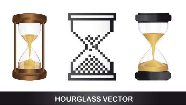 hourglasses - Vector, Image